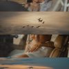 bride and pilot on a plane looking at sky